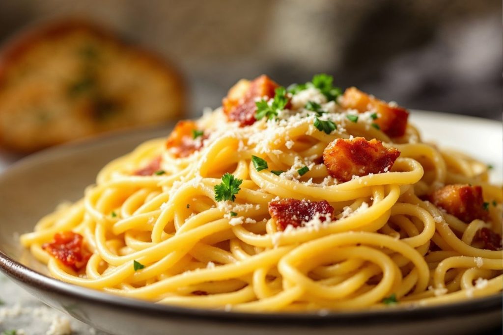 Receita de macarrão à carbonara para Iniciantes: Sabor Italiano Sem Complicação