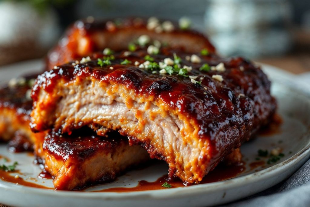 A costelinha barbecue perfeita (feita no forno!) que desmancha na boca