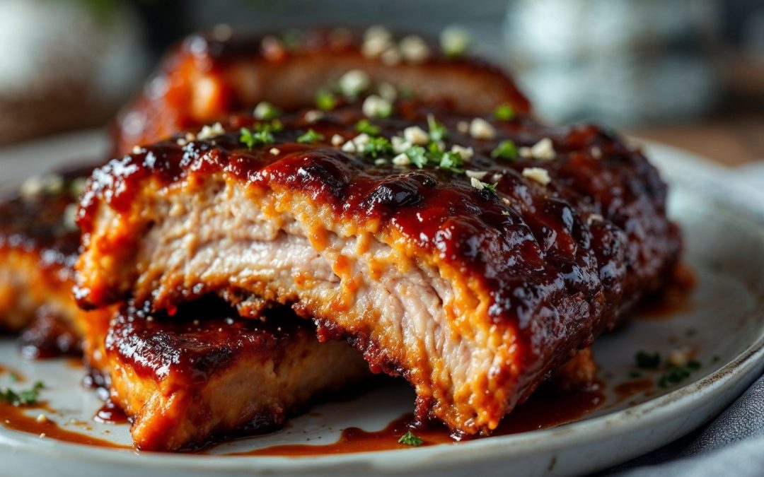 A costelinha barbecue perfeita (feita no forno!) que desmancha na boca