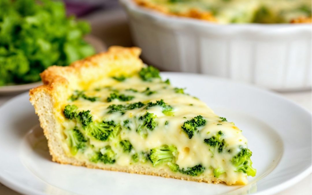 Brócolis e queijo cremoso: a torta salgada perfeita!