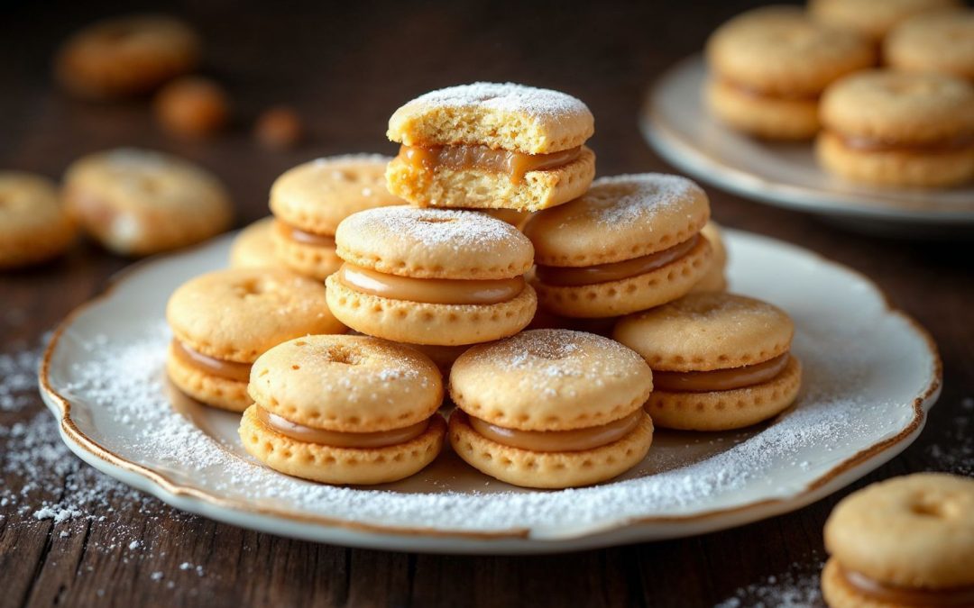 Casadinho de doce de leite: o biscoitinho amanteigado que derrete na boca