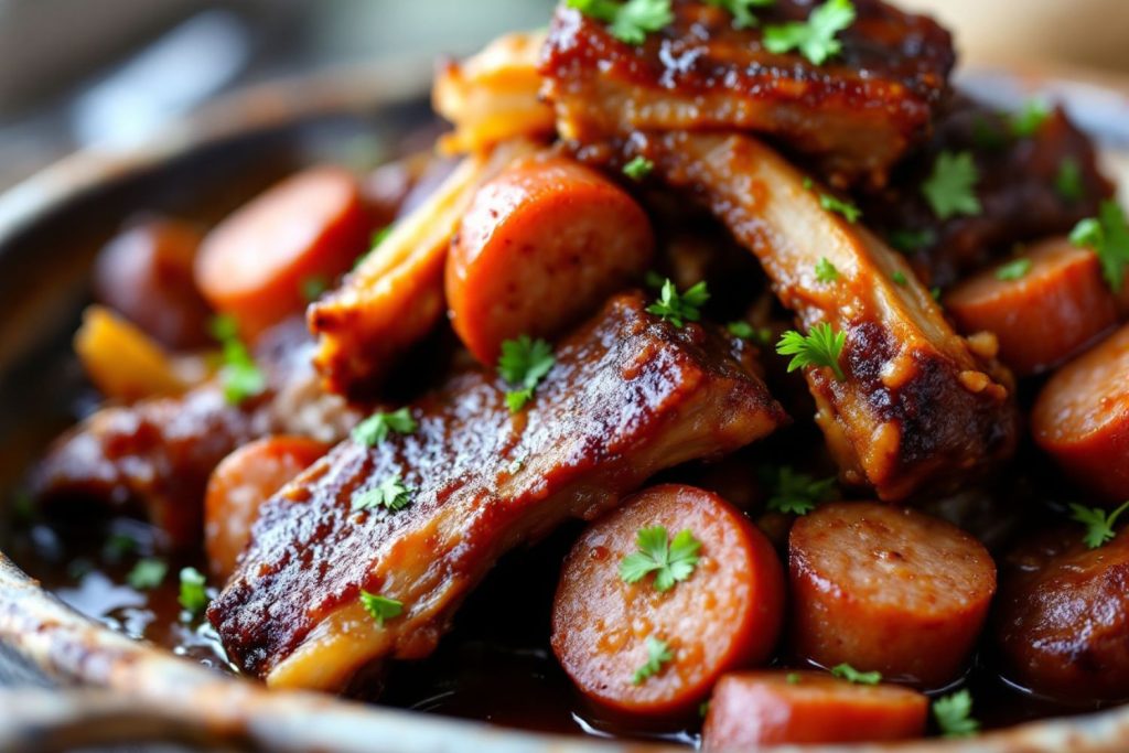 Costela na panela de pressão desmanchando: Sabor e facilidade para a sua refeição!