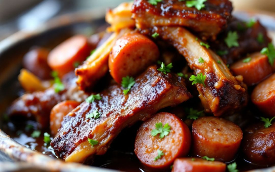 Costela na panela de pressão desmanchando: Sabor e facilidade para a sua refeição!