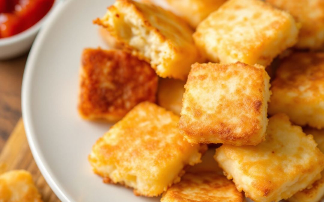 Dadinhos de tapioca crocantes com diversas opções de acompanhamento