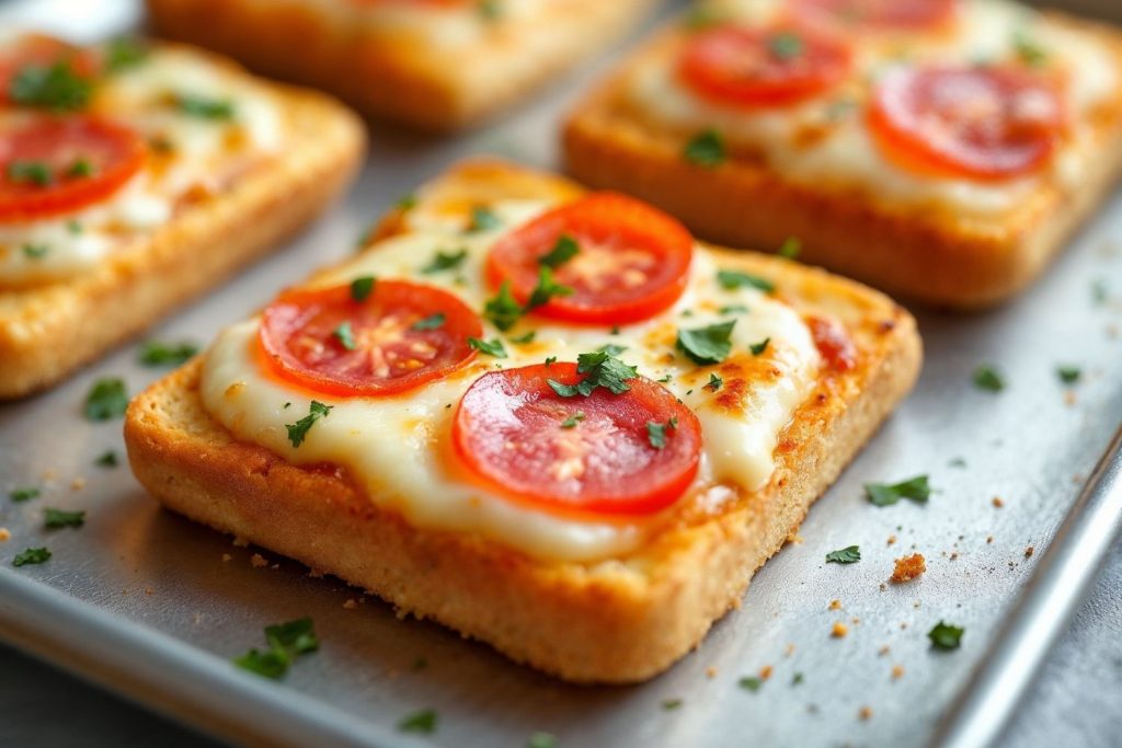 Pizza de pão de forma super rápida: Pronta em minutos