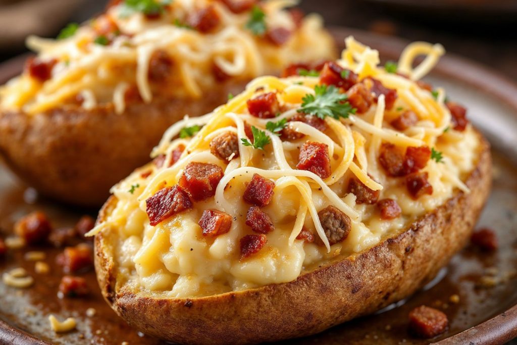 Batata recheada com calabresa e bacon: receita fácil, cremosa e irresistível