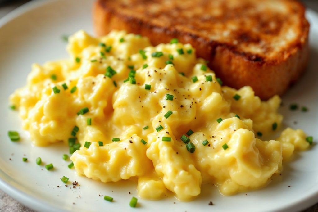 Ovos mexidos cremosos iguais aos de hotel: O segredo da cremosidade!