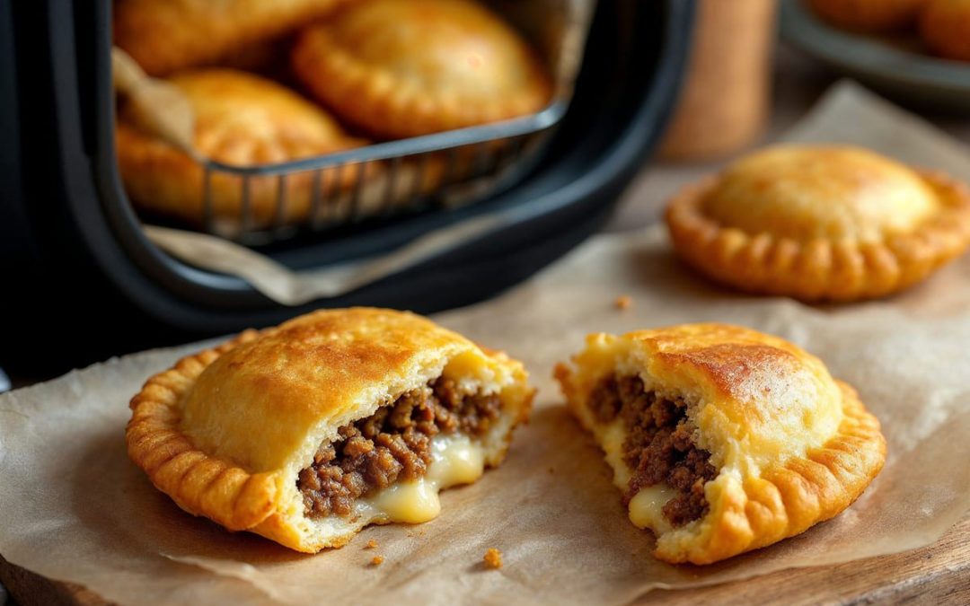 Pastel de Feira na Air Fryer: Crocante Igual, Sem Óleo e Sem Sujeira!