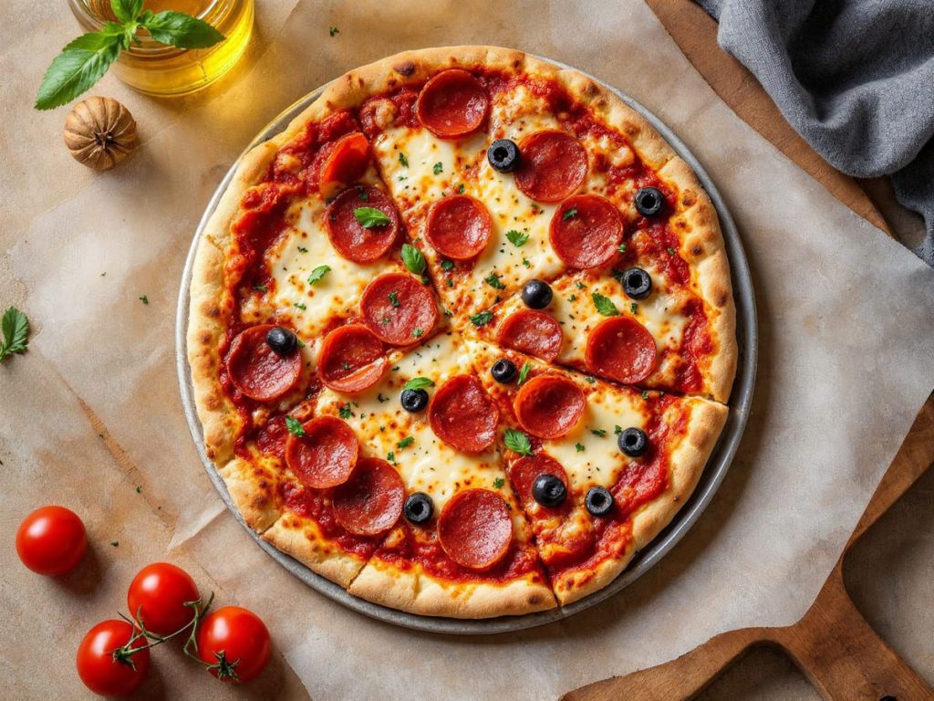 Pizza de Frigideira Rápida: Massa Fácil e Recheio Delicioso Sem Forno!