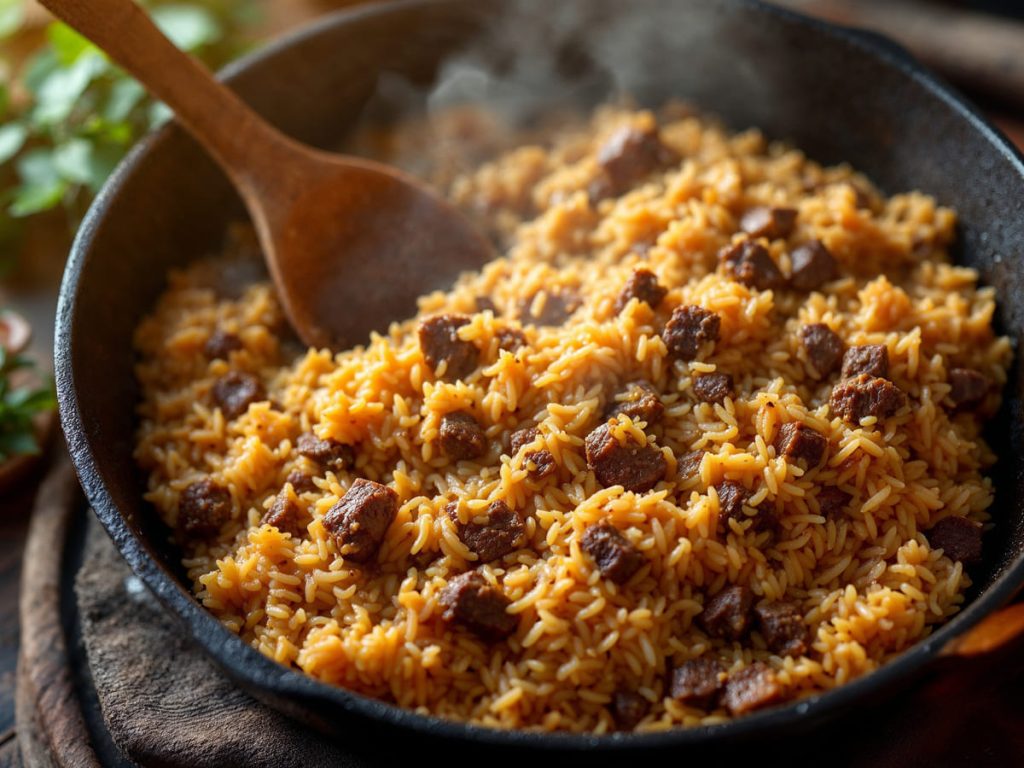 Arroz carreteiro tradicional: O sabor autêntico do sul na sua panela!