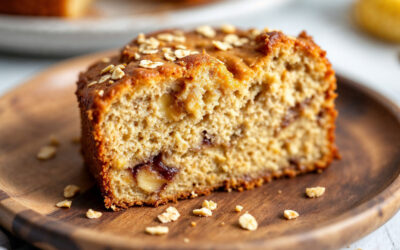 Bolo fit de banana com maçã: O lanche saudável que sacia e delicia (sem culpa!)