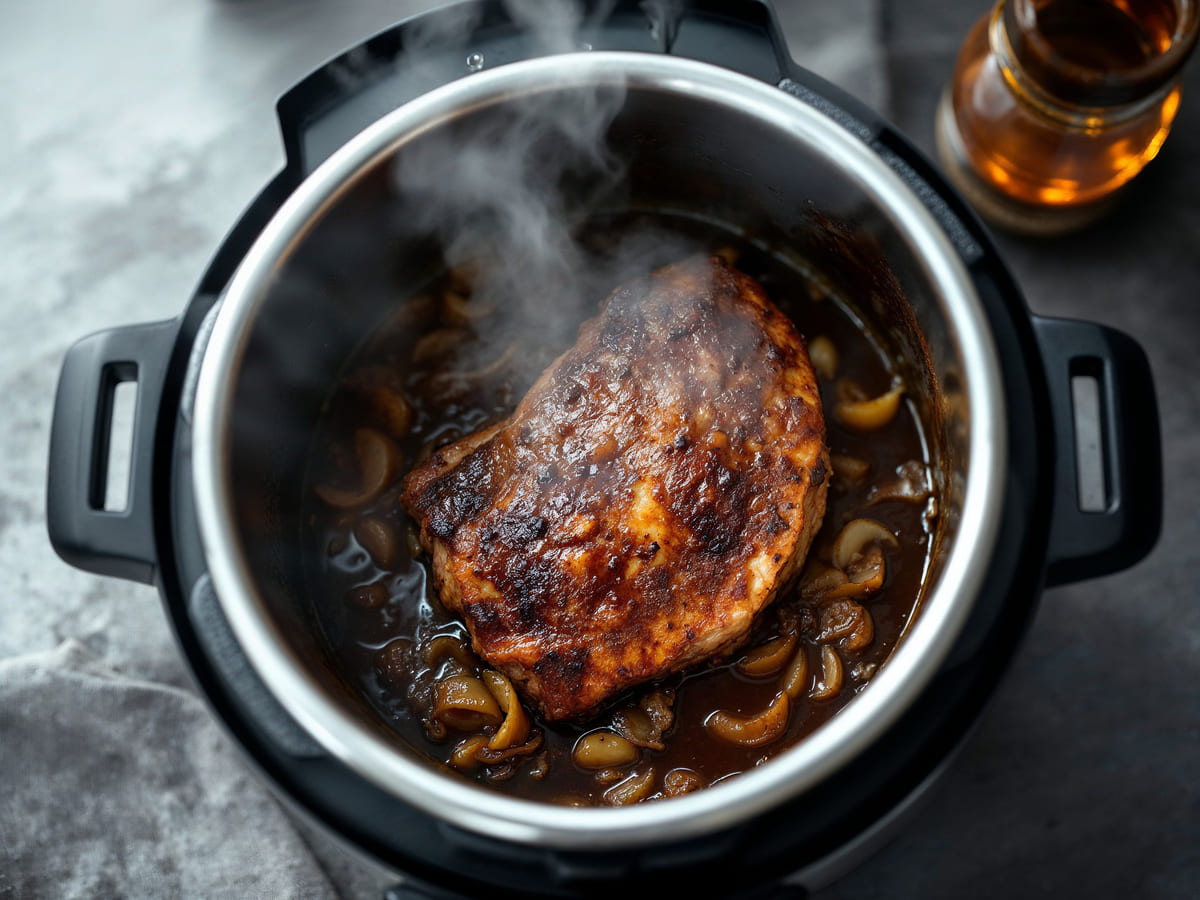 Fraldinha na pressão desmanchando A carne macia e suculenta para sua refeição!