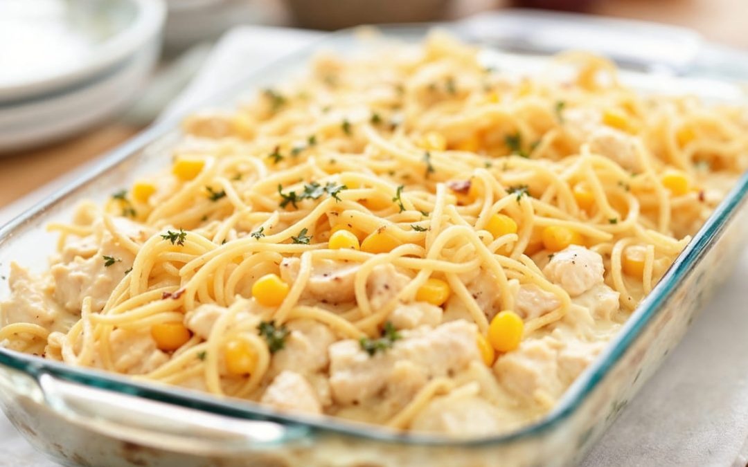 Frango cremoso com milho e batata palha: O jantar rápido e irresistível da semana!