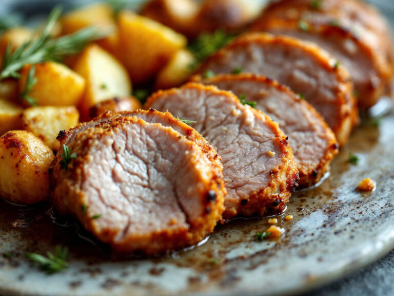 Lombo de porco assado no forno: Suculência e sabor para um almoço especial!
