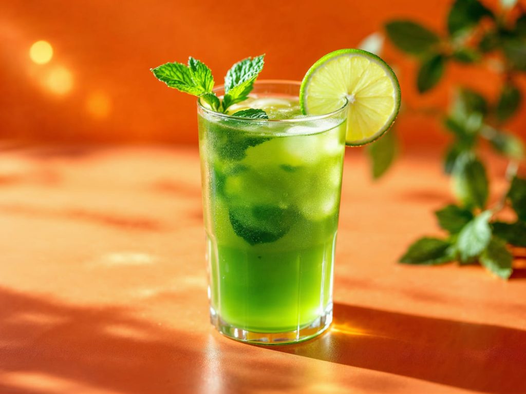 Suco detox verde simples: Refrescância e energia para o seu dia!