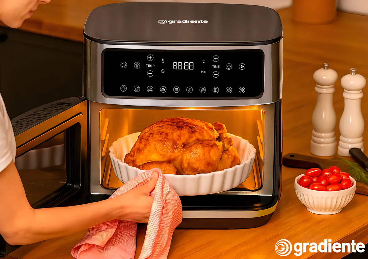 Fritadeira Elétrica Air Fryer Forno Oven Gradiente 12L