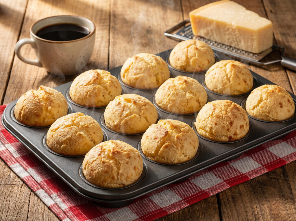 Pão de Queijo de Liquidificador com Polvilho Azedo: Cresce Muito!